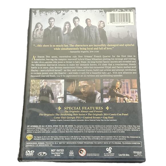 The Originals Season 2 Complete DVD Set 5 Discs TV Series Drama - Picture 2 of 7
